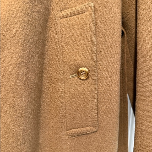 Classic Vintage Wool/Alpaca Burberry Camel Trench Coat - fits like a medium - Picture 5 of 10